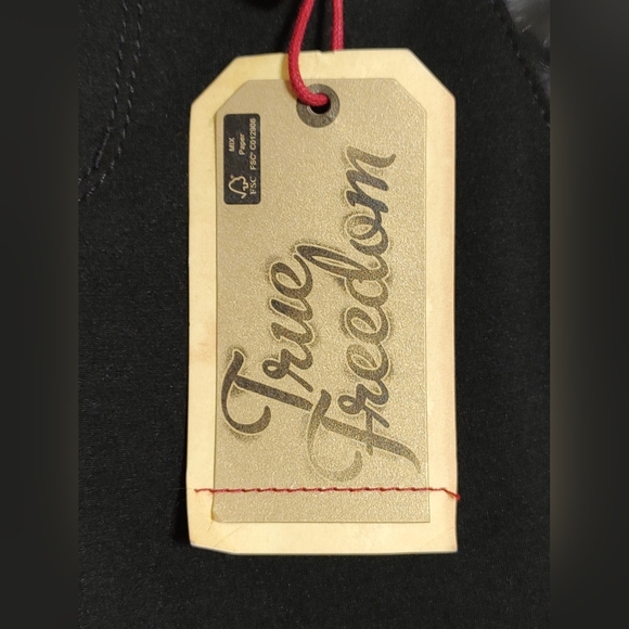 True Freedom Juniors Black Skinny Regular Fit Pants with Faux Leather Trim - Picture 6 of 16